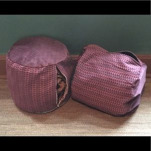 Burrow bag storage pillows